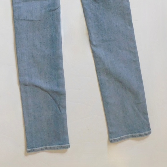 WE THE FREE Free People Light Wash High Waist Denim Jeans Stretch Button Fly 26 - Picture 9 of 11